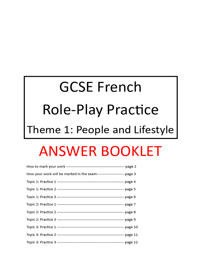 Roleplay Practice | PDF
