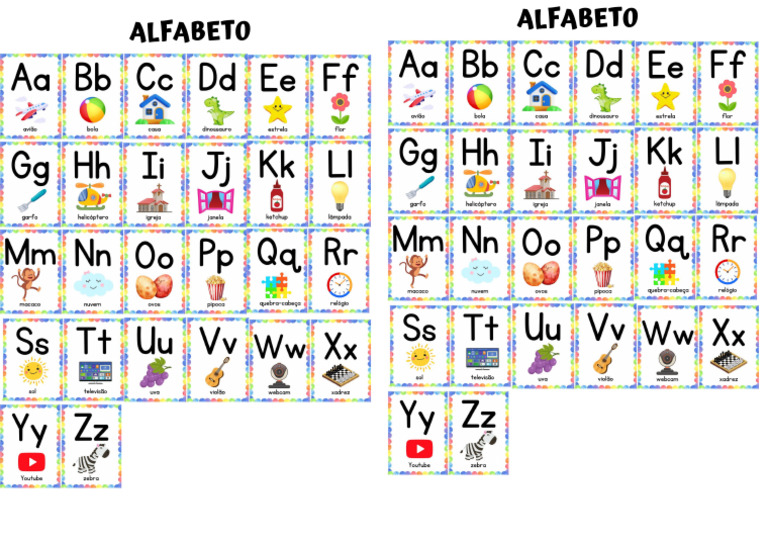 Alfabeto para Caderno 2025 | PDF