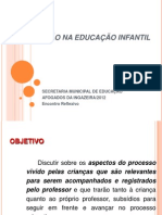 AVALIACAO NA EDUCAÇÃO INFANTIL