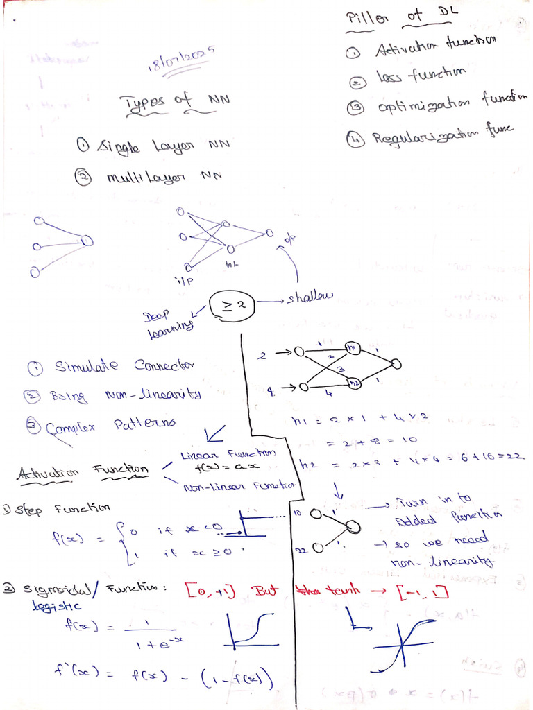 DL Assess 1 Notes | PDF