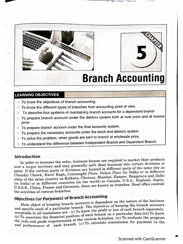 Branch Account Basics | PDF