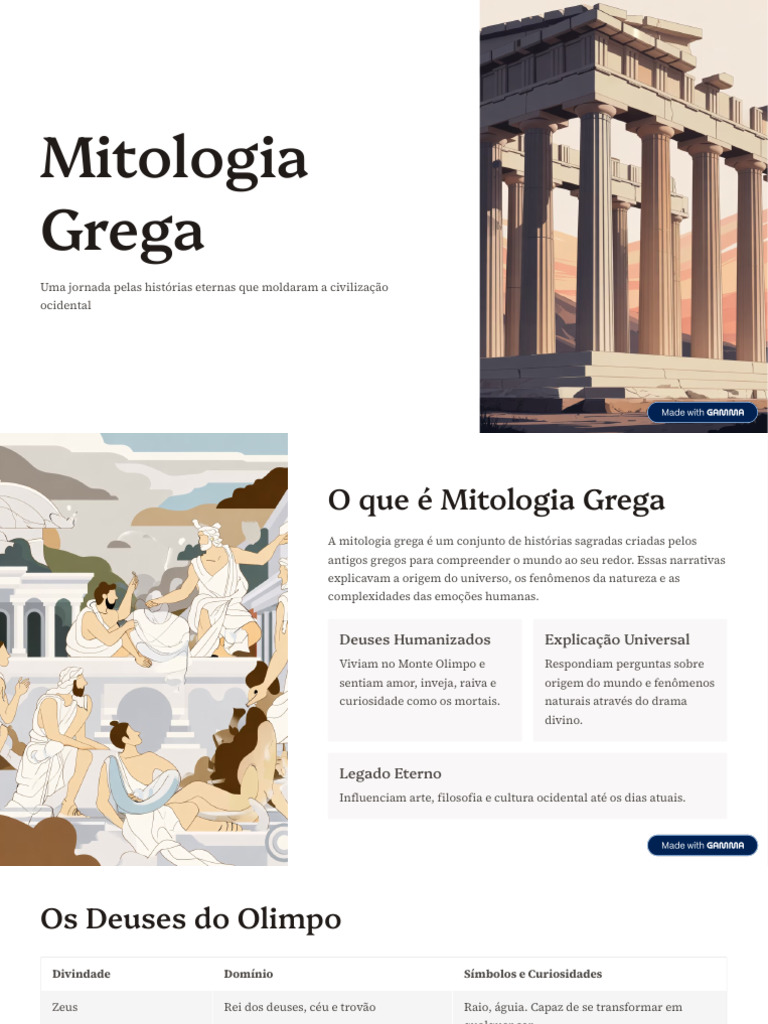 Mitologia Grega | PDF | Mitologia grega | Prometeu