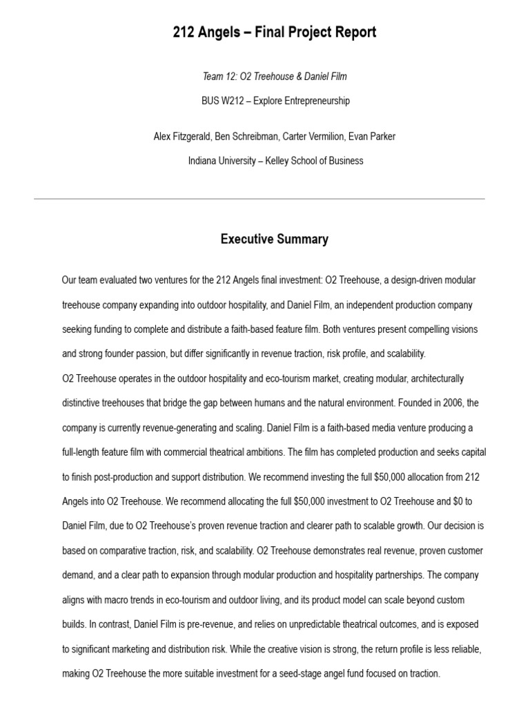Final Project Report | PDF