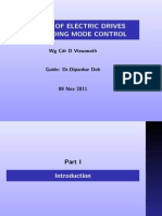 Sliding Mode Control of Electric Drives