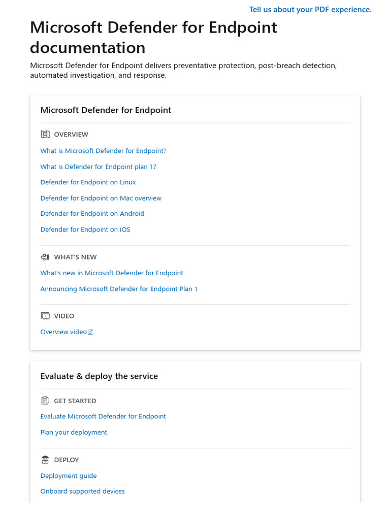 Defender Endpoint Compressed | PDF | Mobile App | Computer Security
