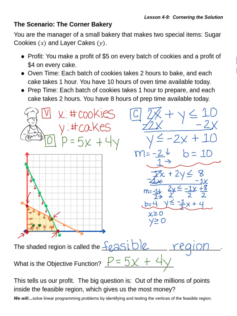 Filled in Copy of Lesson 4-9 | PDF
