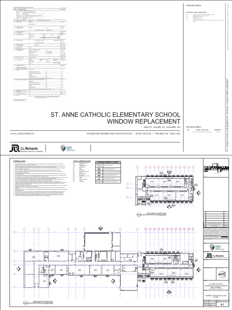33941-003 ST - Anne Window Replacement - Drawings - IFT PDF | PDF ...