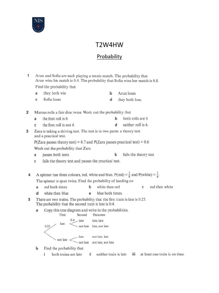 Math HW t2w1 | PDF