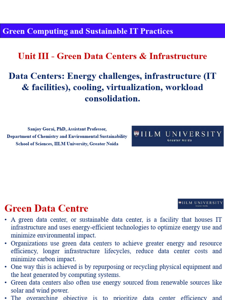 Unit III Complete | PDF | Data Center | Hard Disk Drive
