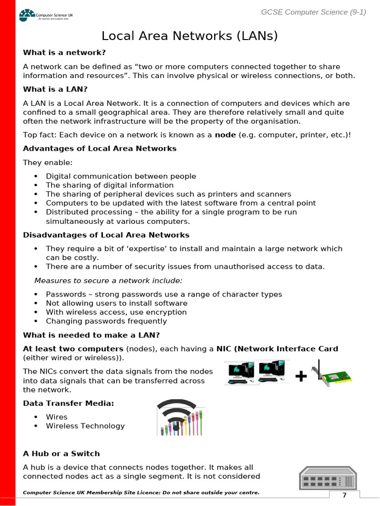 01 - 1.4.1 Local Area Networks | PDF | Computer Network | Network Topology