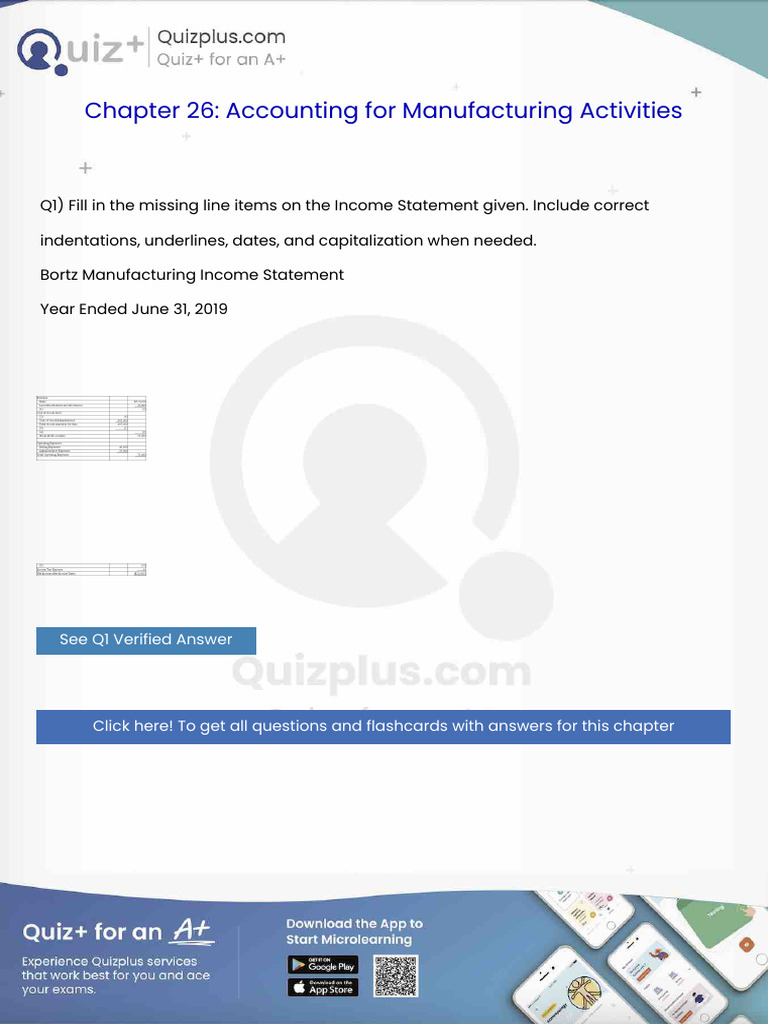 Fill in The Missing Line Items On The Income Statement Given Include ...