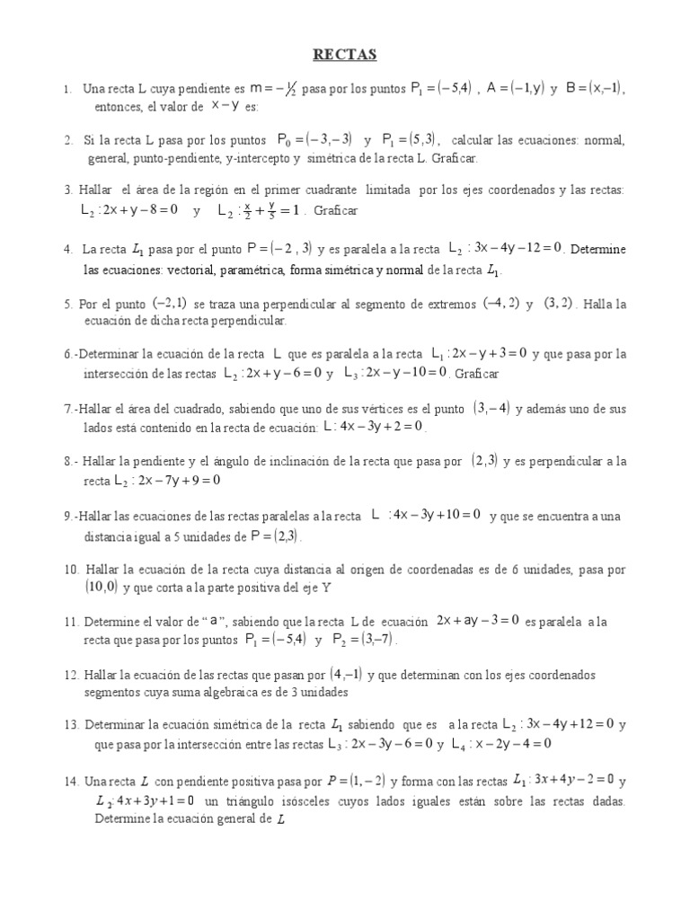 Rectas Y Circunferencias Linea Geometria Circulo