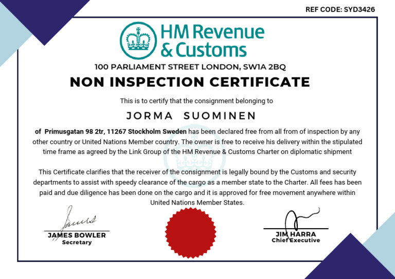 Non Inspection HM | PDF
