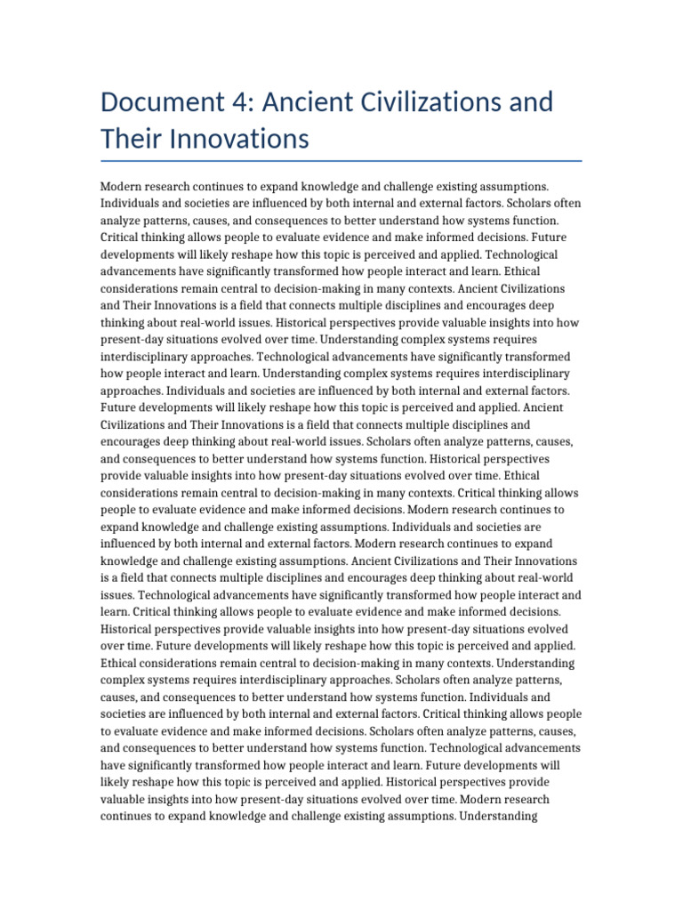 Document 004 | PDF | Interdisciplinarity | Critical Thinking