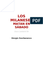 Scerbanenco, Giorgio - Duca Lamberti 04 - Los Milaneses Matan en Sábado (R1)