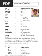 Download Matrimonial Resume Cv by RPh Krishna Chandra Jagrit SN102025639 doc pdf