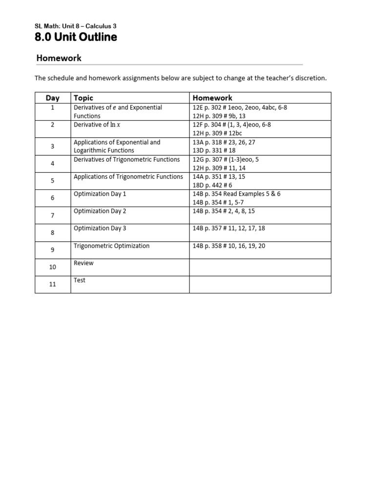 8.0 Outline | PDF