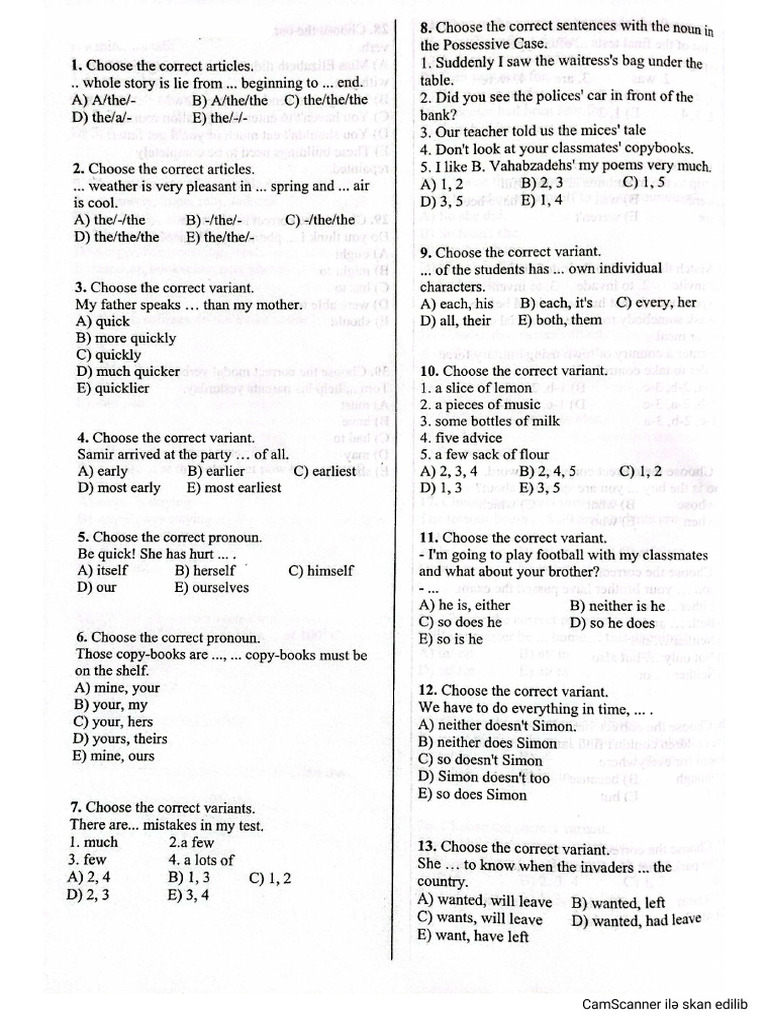 Tests 3 | PDF