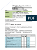 Lista de Cotejo PI