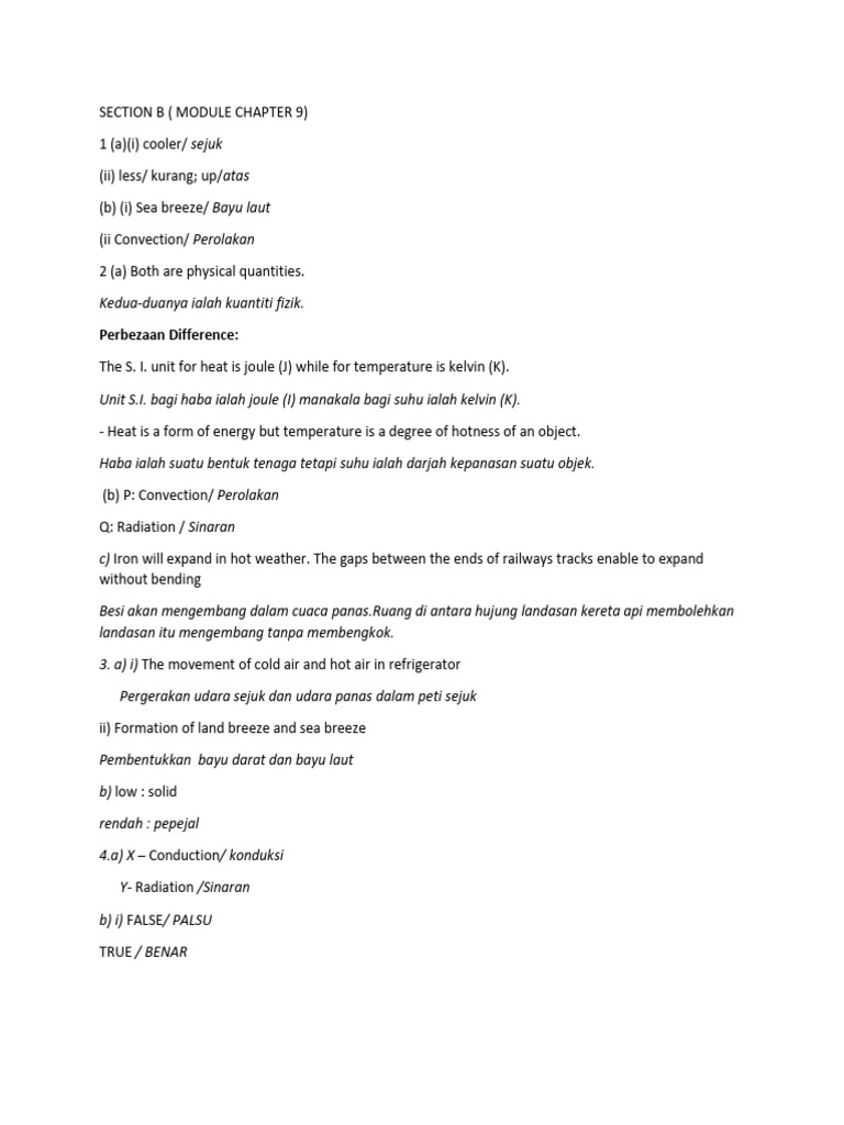 Module Chapter 9 (Answer) | PDF