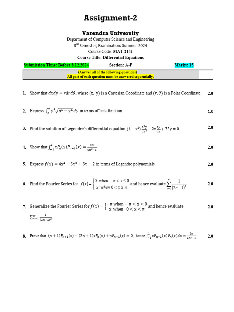 Assignment 2 | PDF