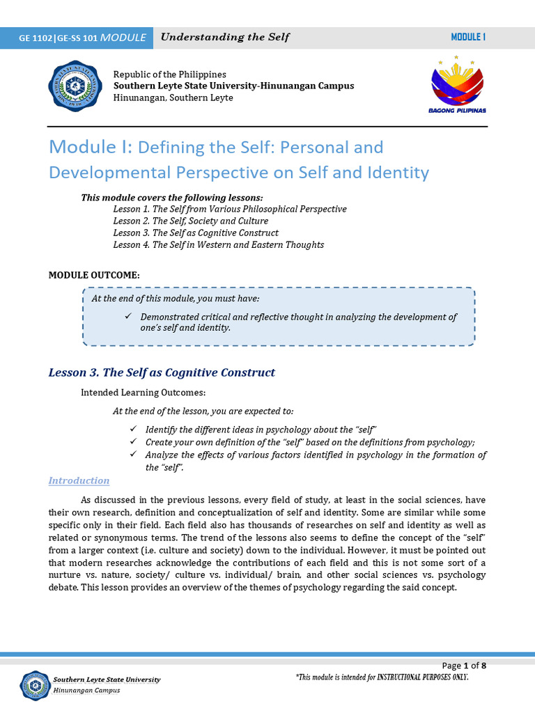 Uts Module 1 l3l4 | PDF
