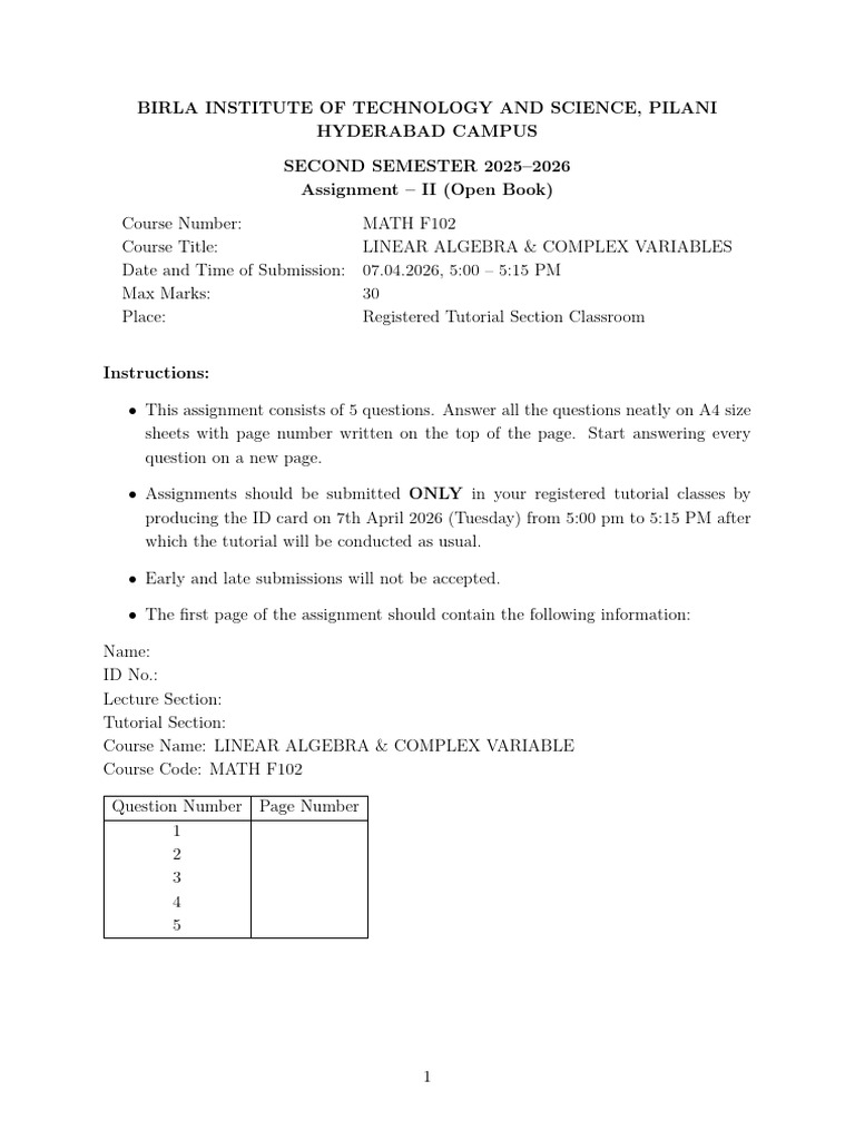 Assignment II | PDF