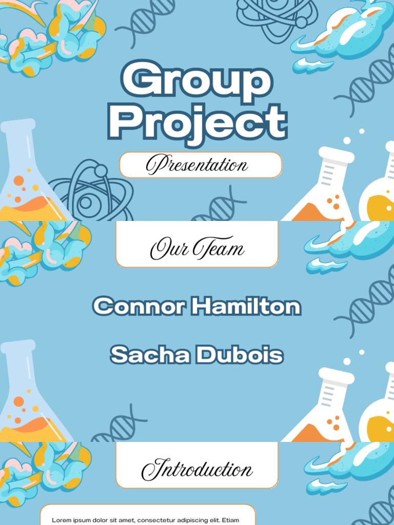 Blue Orange Cute Cartoon Science Group Project Presentation - 20260401 ...