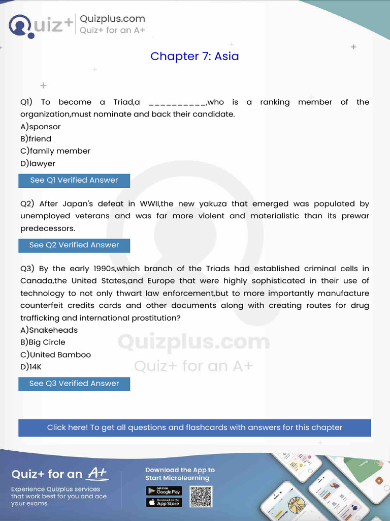 To Become A Triada Who Is A Ranking Member of The Organizationmust ...