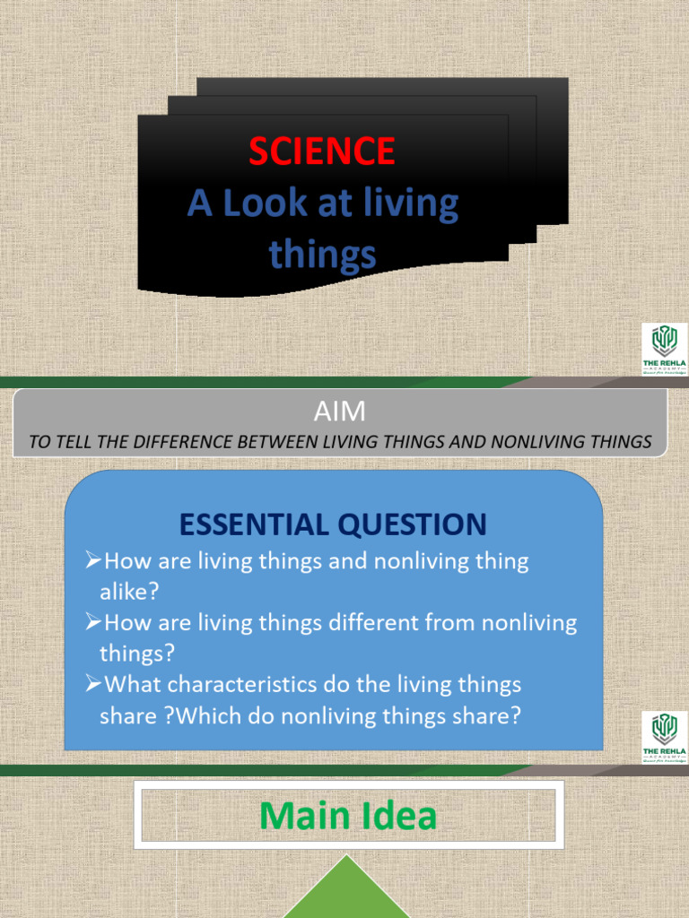Basic Science Grade 3 First Term Note | PDF