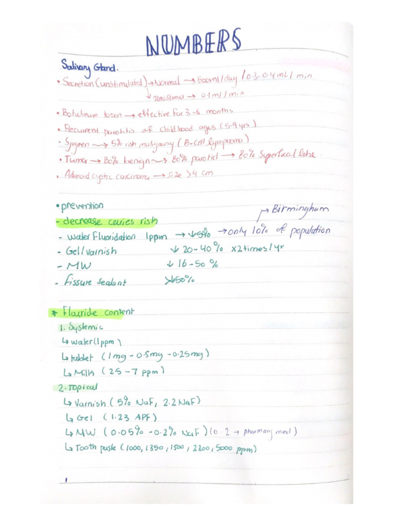 Numbers 1 | PDF