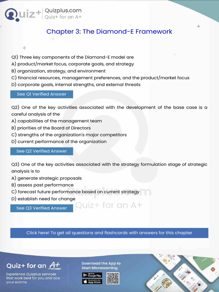 Three Key Components of The Diamonde Model Are | PDF