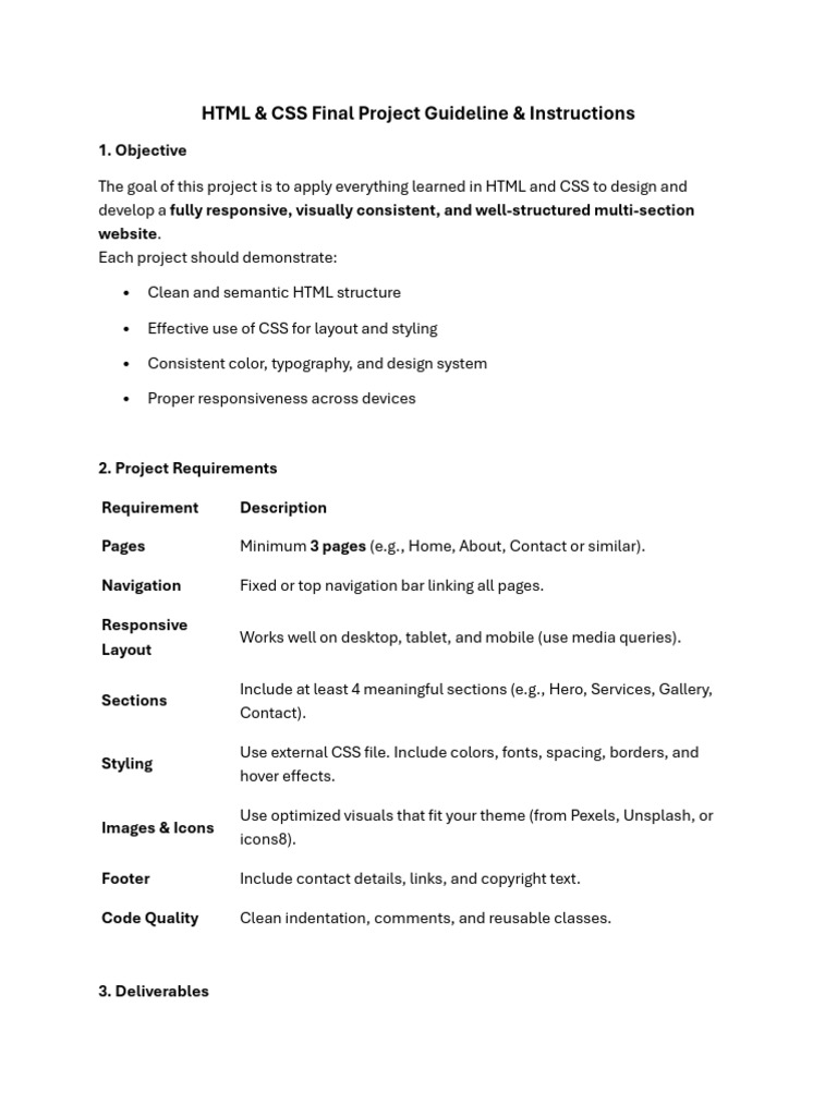 Project Ideas | PDF | Page Layout | Html