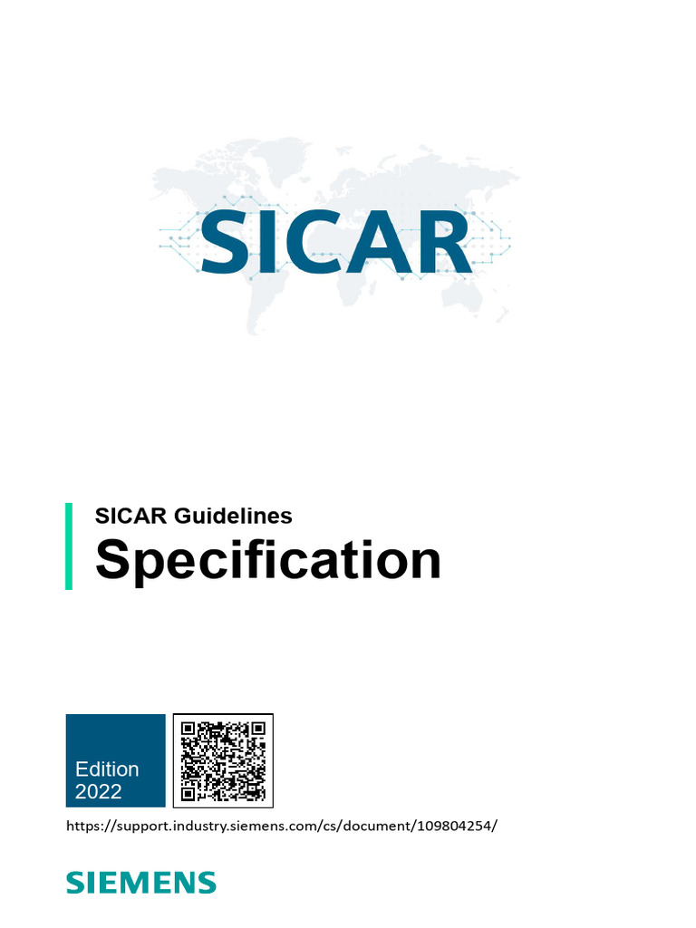 SICAR Specification v20 | PDF | Programmable Logic Controller | Safety