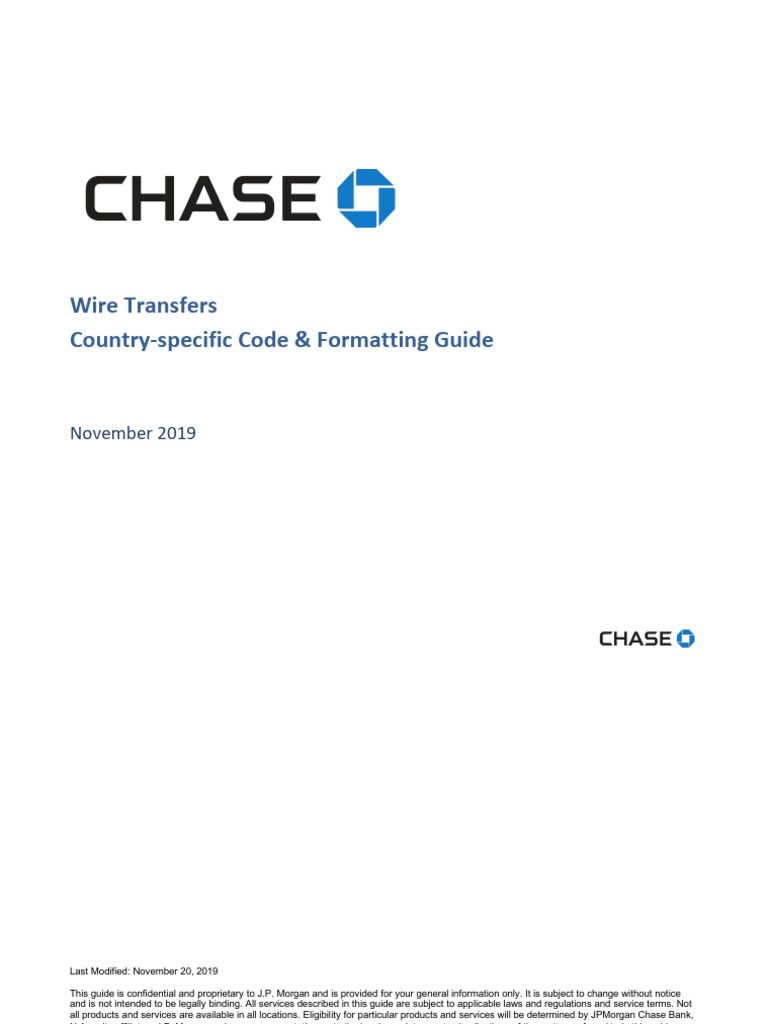 Wire Transfers Country-Specific Code and Formatting en | PDF ...