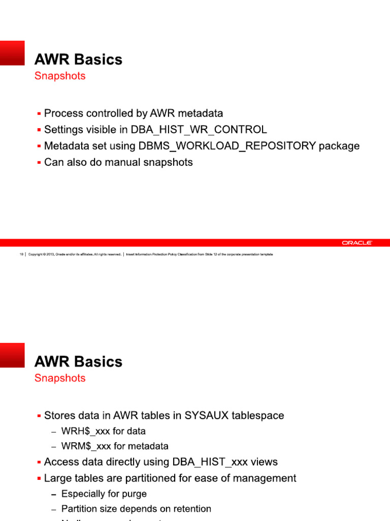 AWR Analysis | PDF