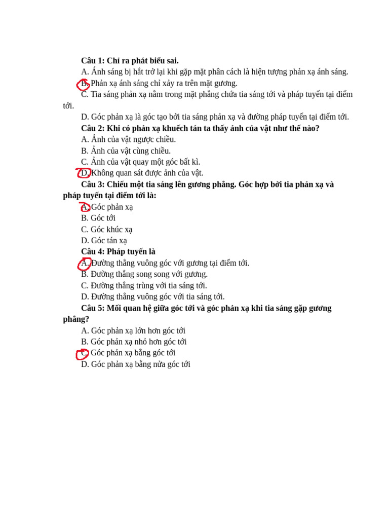 ôn tập lý gk 2 | PDF