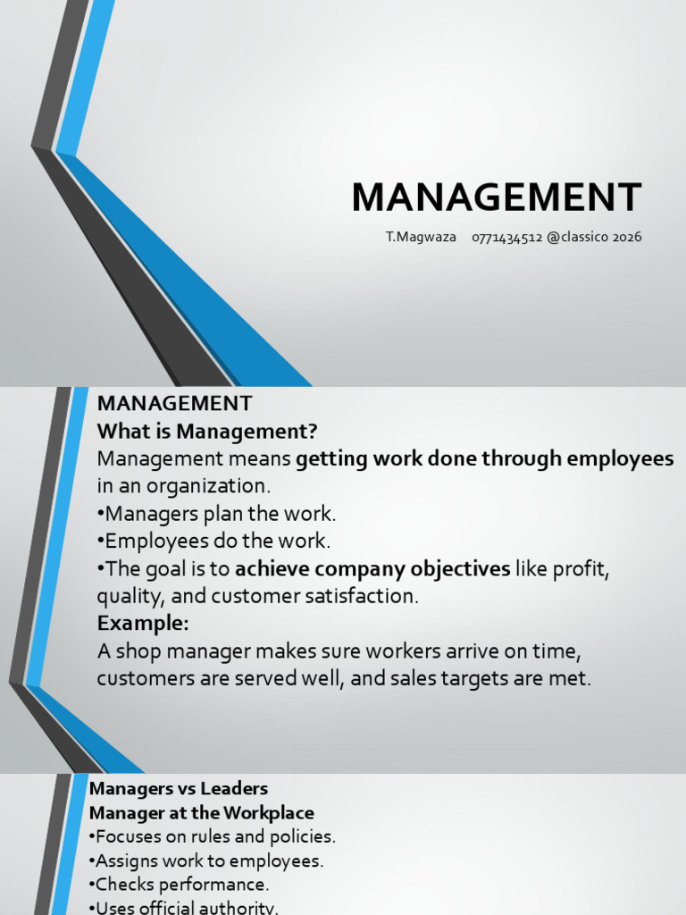 Management 01 | PDF