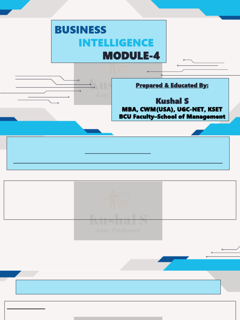 BI Module 4 | PDF