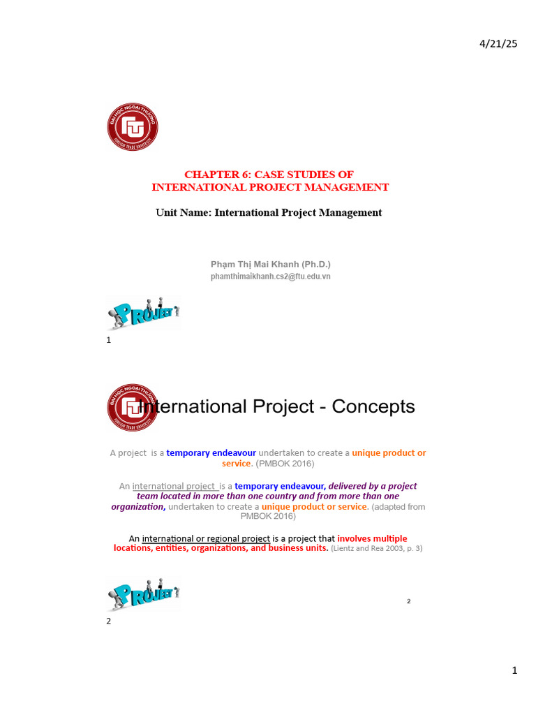 2025-Spring IPM-6-International Project Management Handout | PDF ...