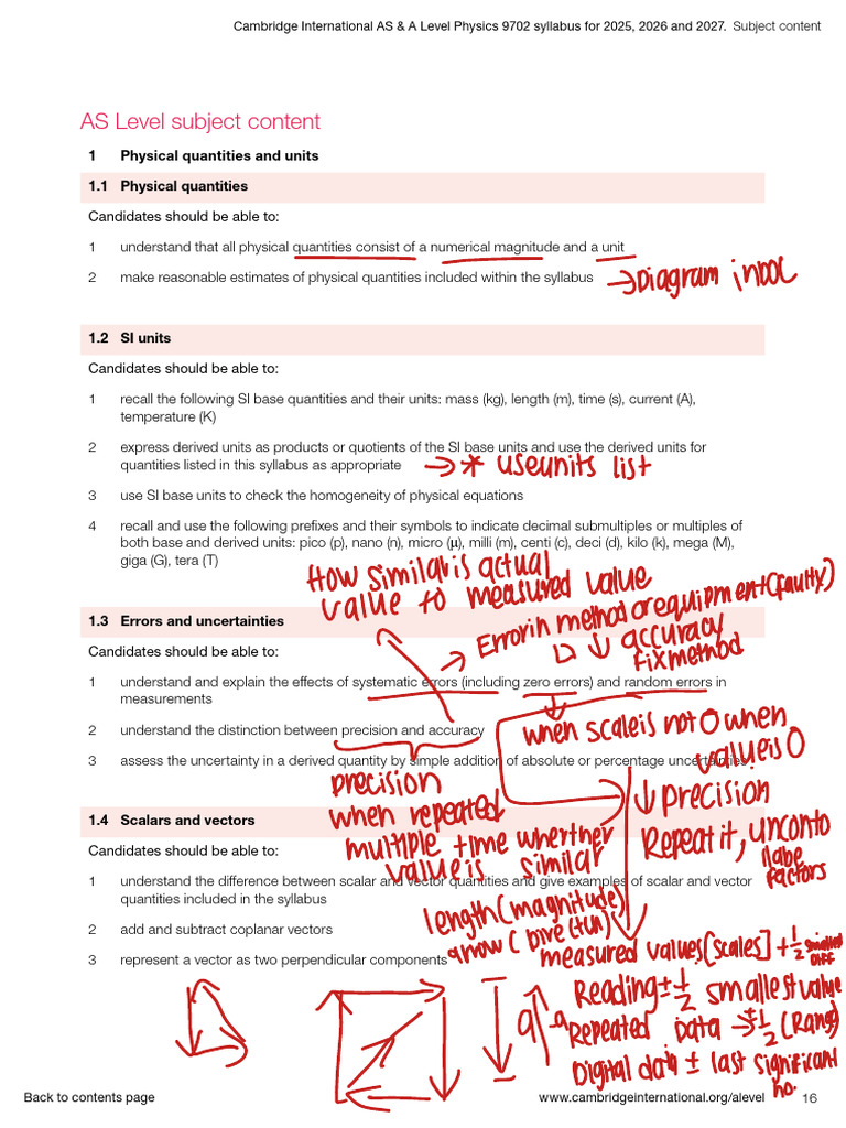 Chapter 1 Physics | PDF