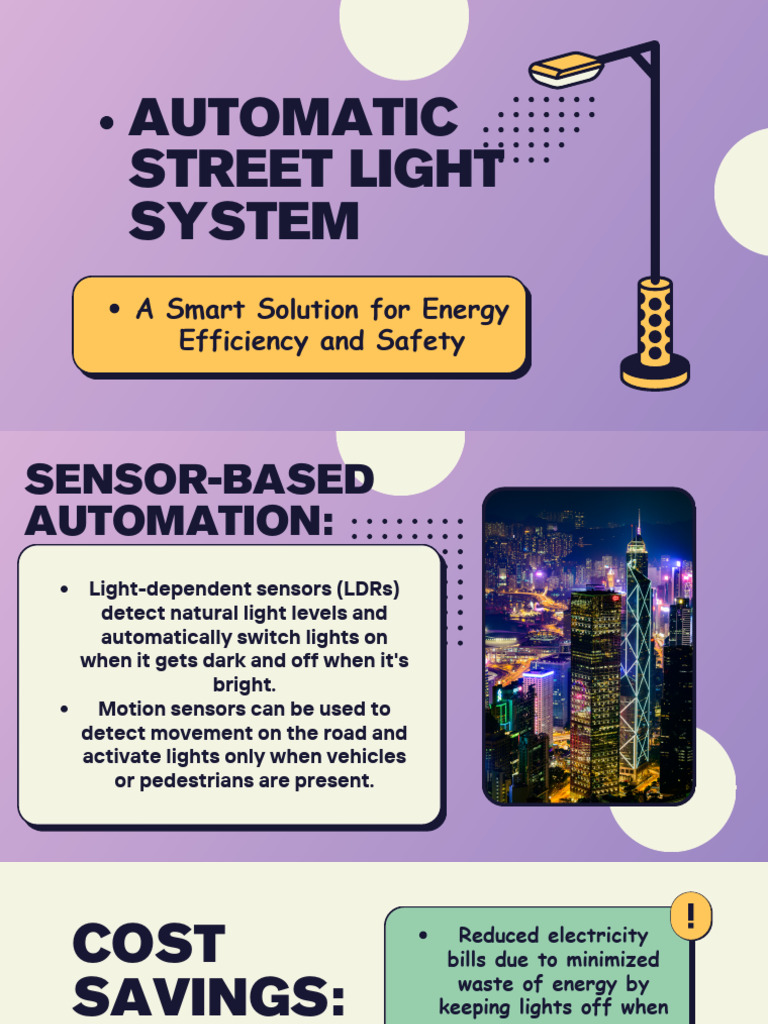 Automatic Street Light System | PDF