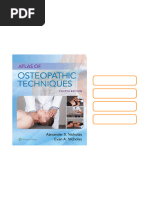 Atlas of Osteopathic Techniques Fourth Edition by Nicholas Do Faao