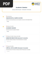 Revised Academic Calendar 2nd Sem and MYT SY 2025 2026 2.0 | PDF