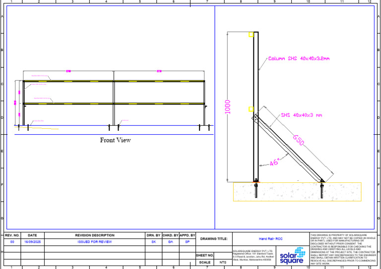 Hand Rail - RCC | PDF