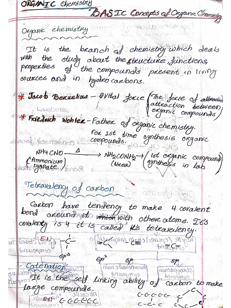 Some Basic Concepts of Organic Chemistry | PDF