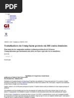 G1 - Trabalhadores da Cemig fazem protesto em BH contra demissões - notícias em Minas Gerais