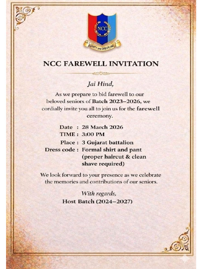 Farewell Invitation | PDF