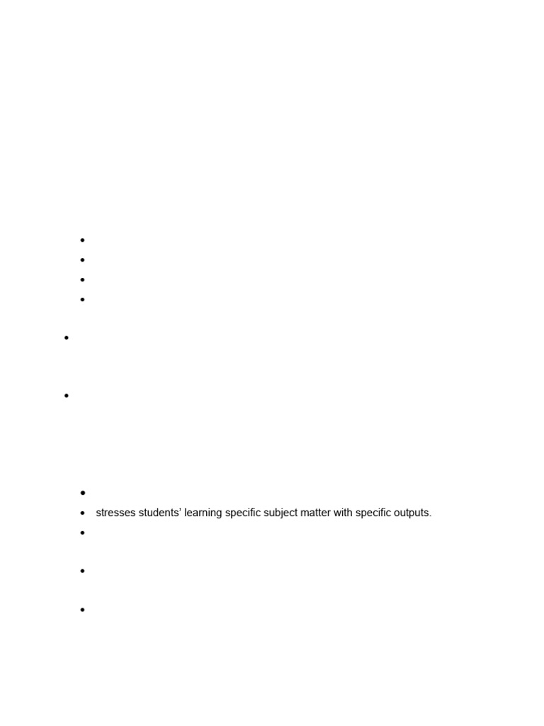 Curriculum Development Models Notes | PDF