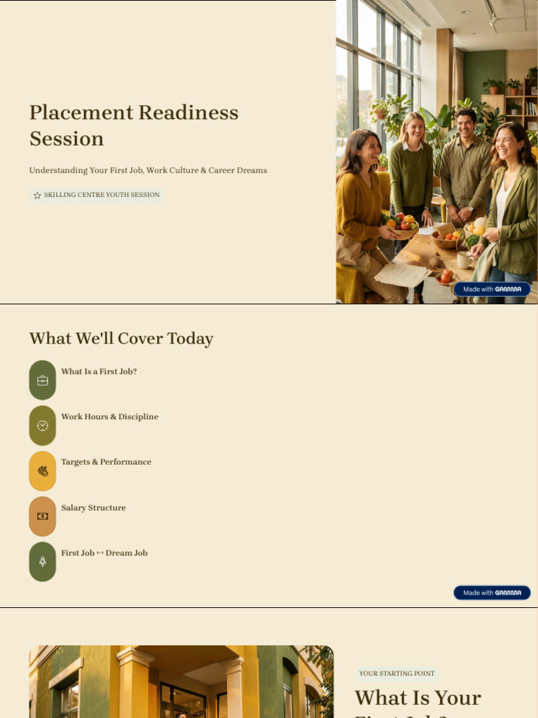Placement Readiness Session | PDF